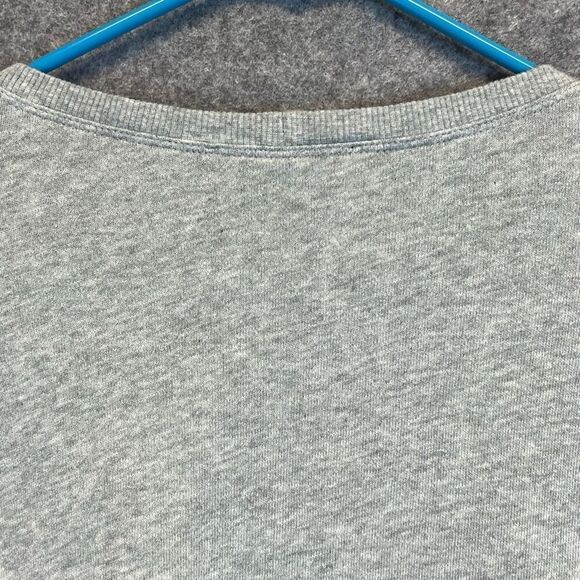 BCBGMaxAzria Sweatshirt Women’s Large Grey Studded Pullover Crewneck Long Sleeve - Picture 11 of 14